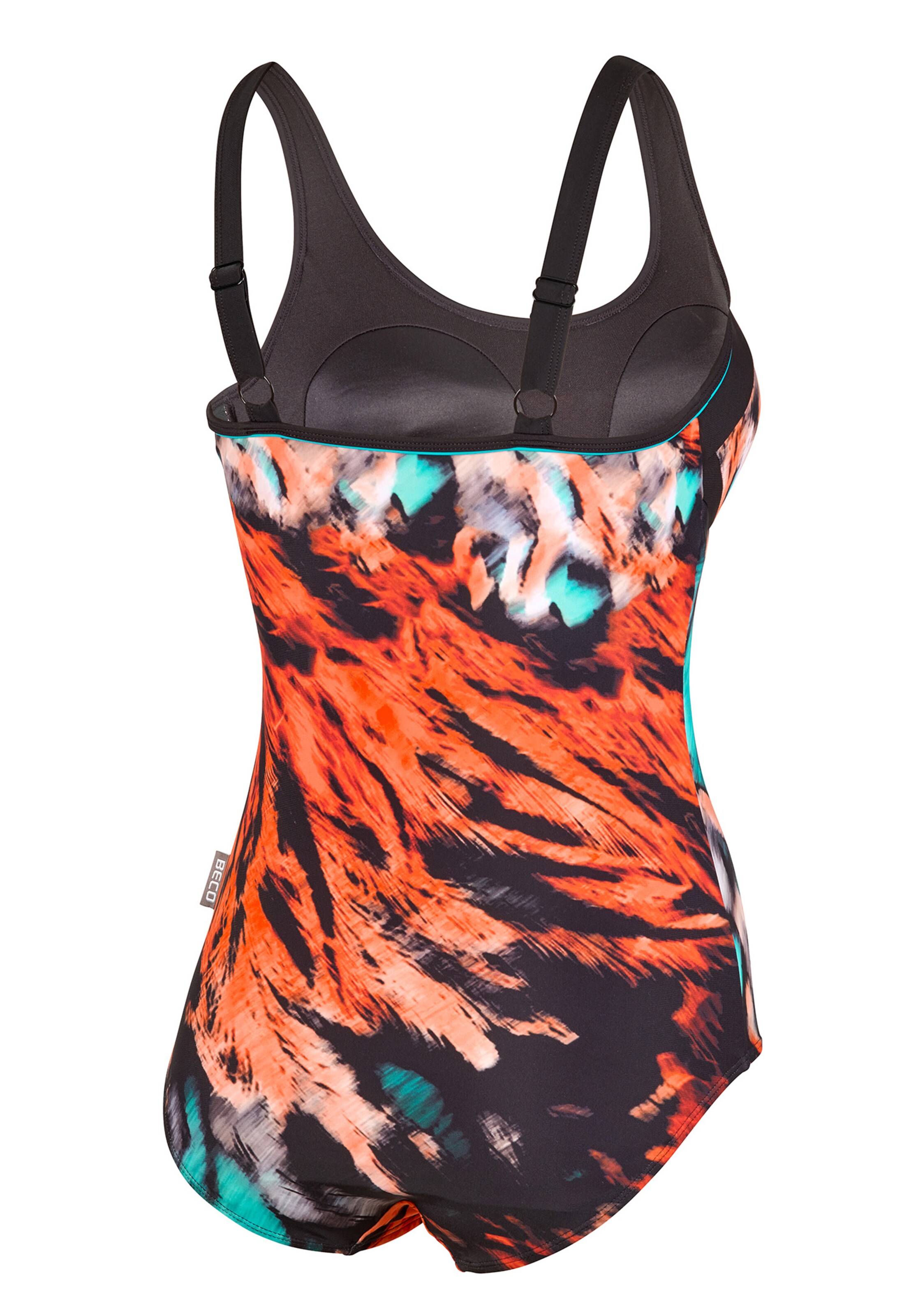 BECO the world of aquasports Bralette Swimsuit 'Feathers' in Mixed colours