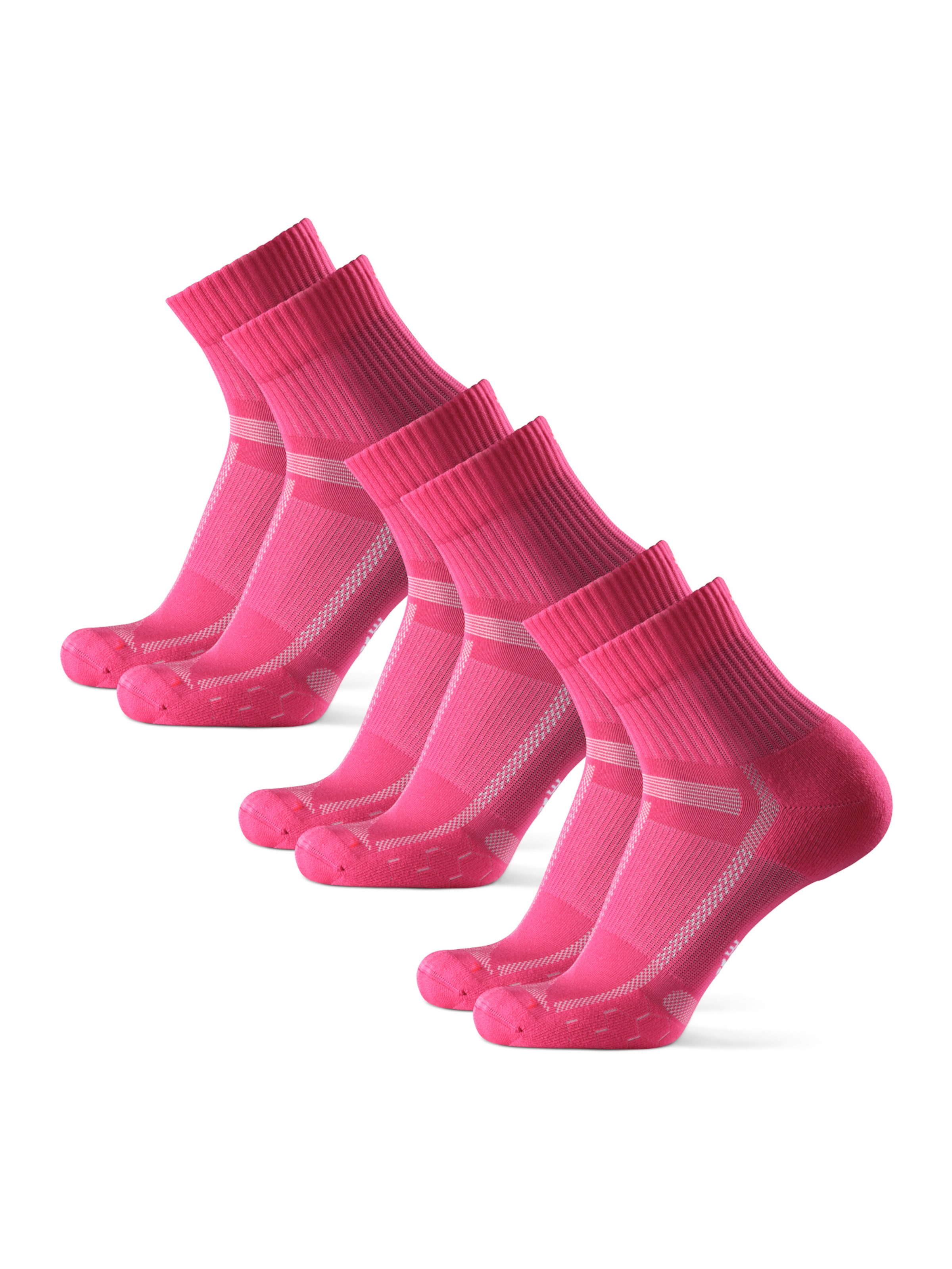 DANISH ENDURANCE Socken 'Long Distance Quarter' in Pink