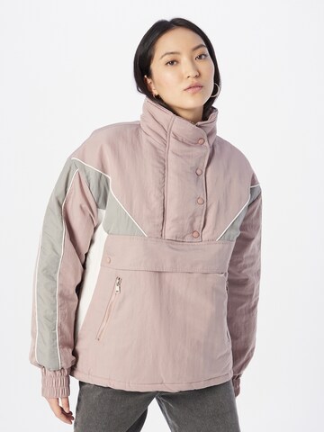 Nasty Gal Between-season jacket in Pink: front