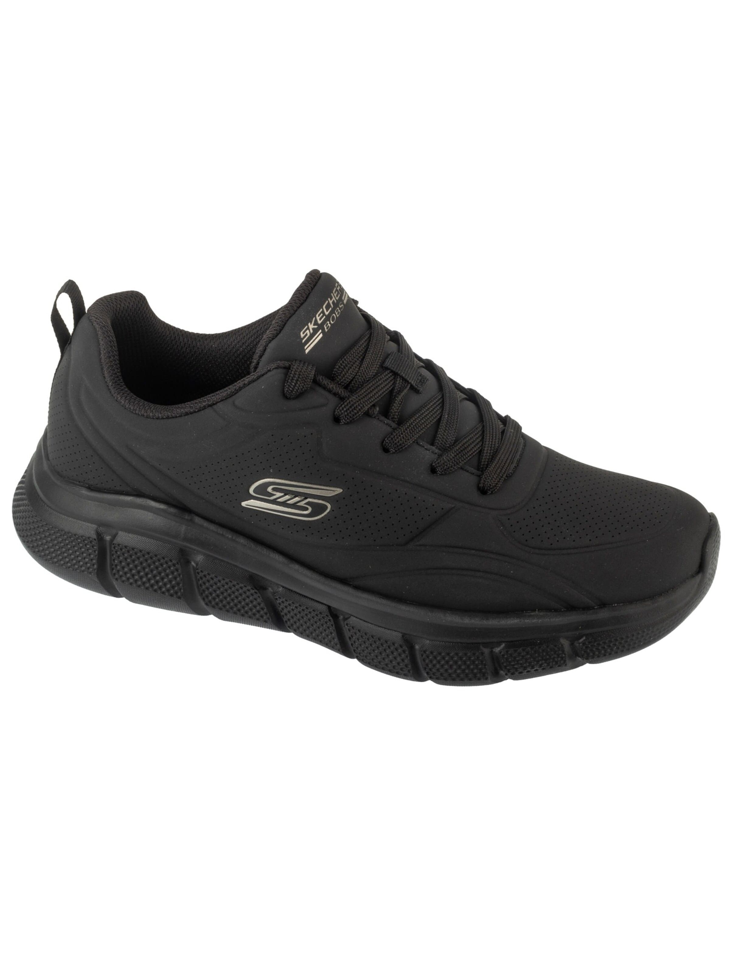 SKECHERS Sneakers laag 'Skechers Bobs B Flex - Arctic Edge' in Zwart: voorkant