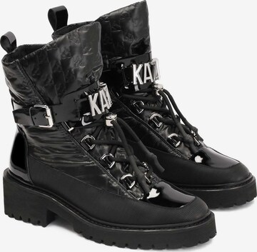 Kazar - Botas con cordones en negro