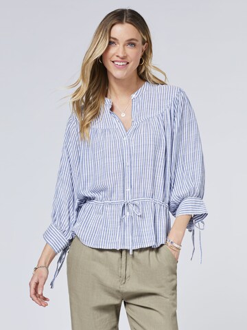 Polo Sylt Bluse in Blau: Vorderseite
