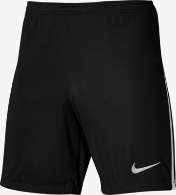 NIKE Regular Workout Pants 'League Knit III' in Black: front