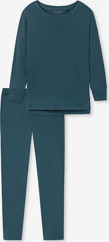 Pyjama 'Modern Nightwear' SCHIESSER en bleu : devant