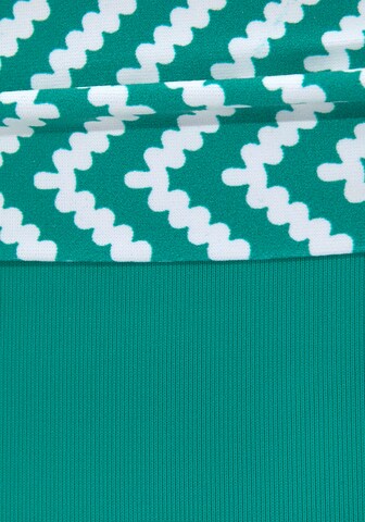 JETTE - Soutien de tecido Biquíni em verde