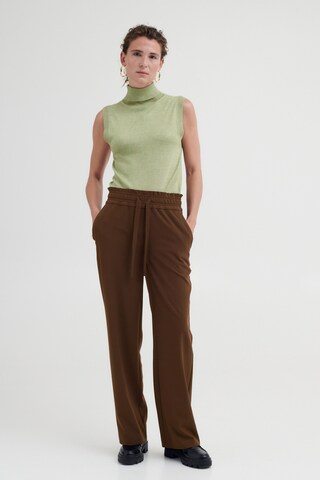 regular Pantaloni di b.young in marrone: frontale