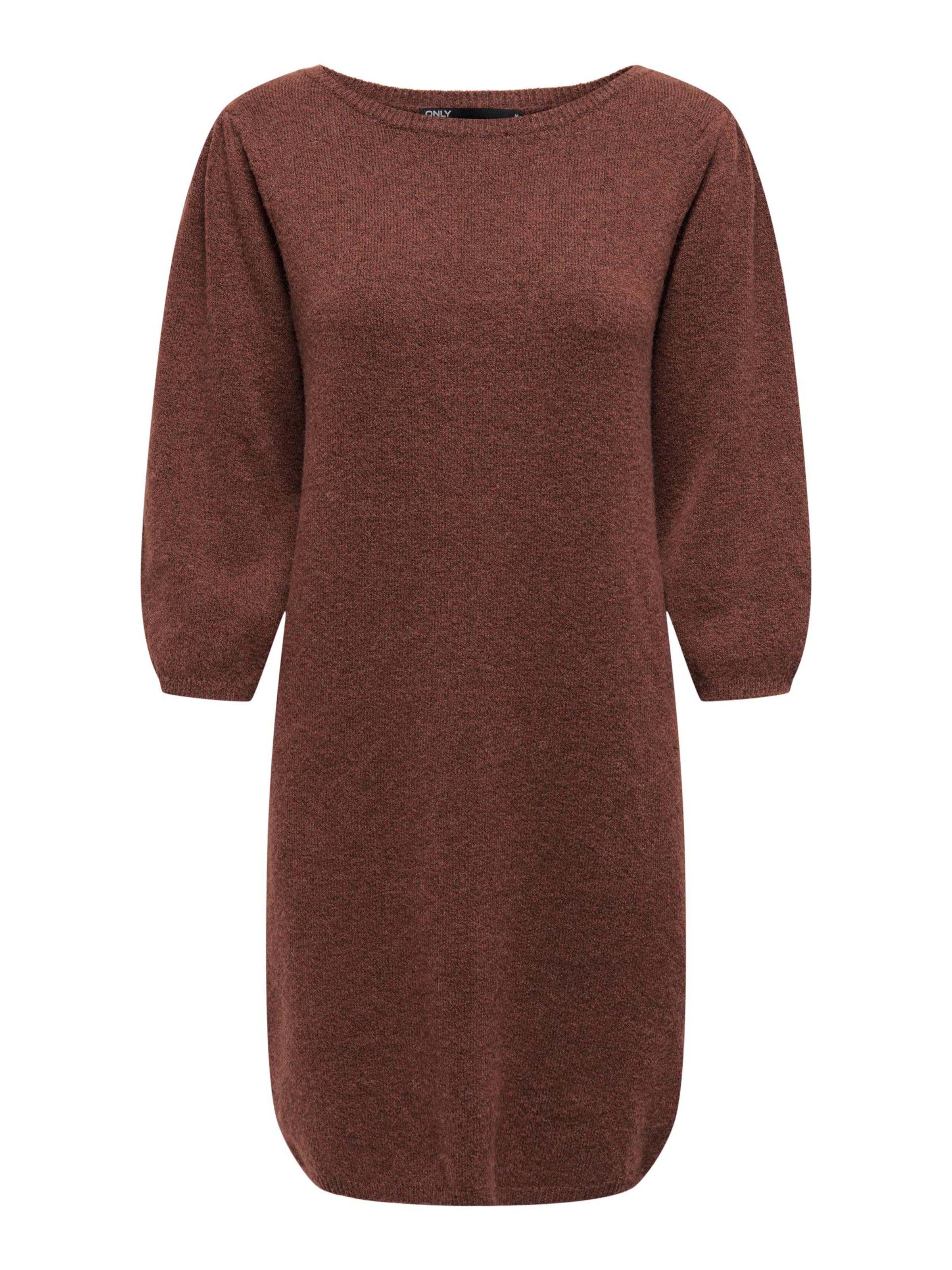 ONLY Knitted dress 'ONLRica' in Brown: front