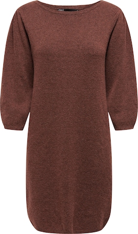 ONLY Knitted dress 'RICA' in Brown