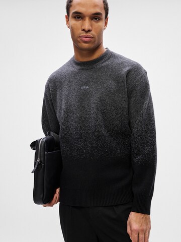 BOSS Orange Trui 'Kalbrush' in Zwart