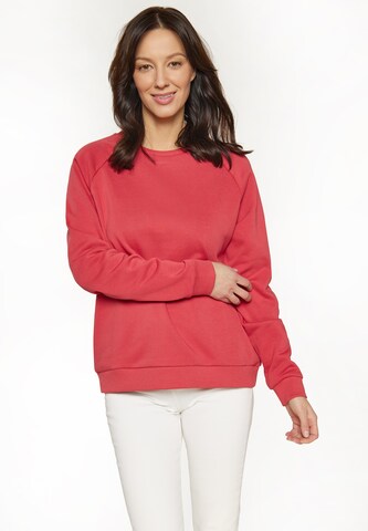 usha BLUE LABEL Sweatshirt in Rood: voorkant