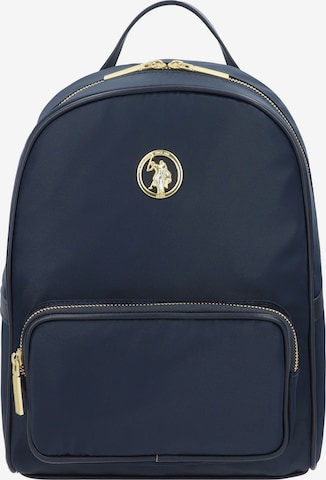 U.S. POLO ASSN. Backpack 'Houston City' in Blue: front