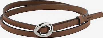 Ceinture 'Ezari' TATUUM en marron : devant