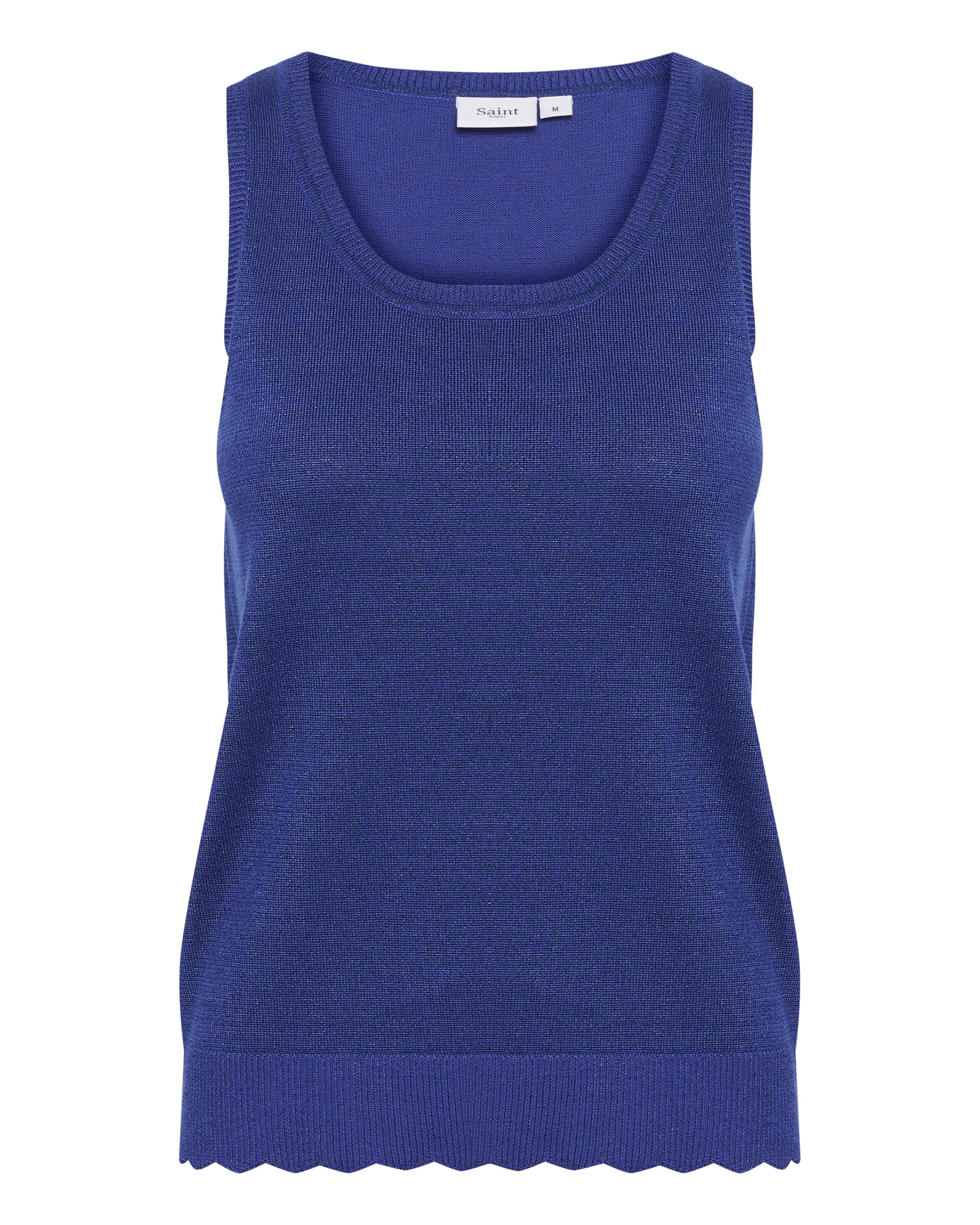 SAINT TROPEZ Πλεκτό τοπ 'Mila' σε λιλά: μπροστά