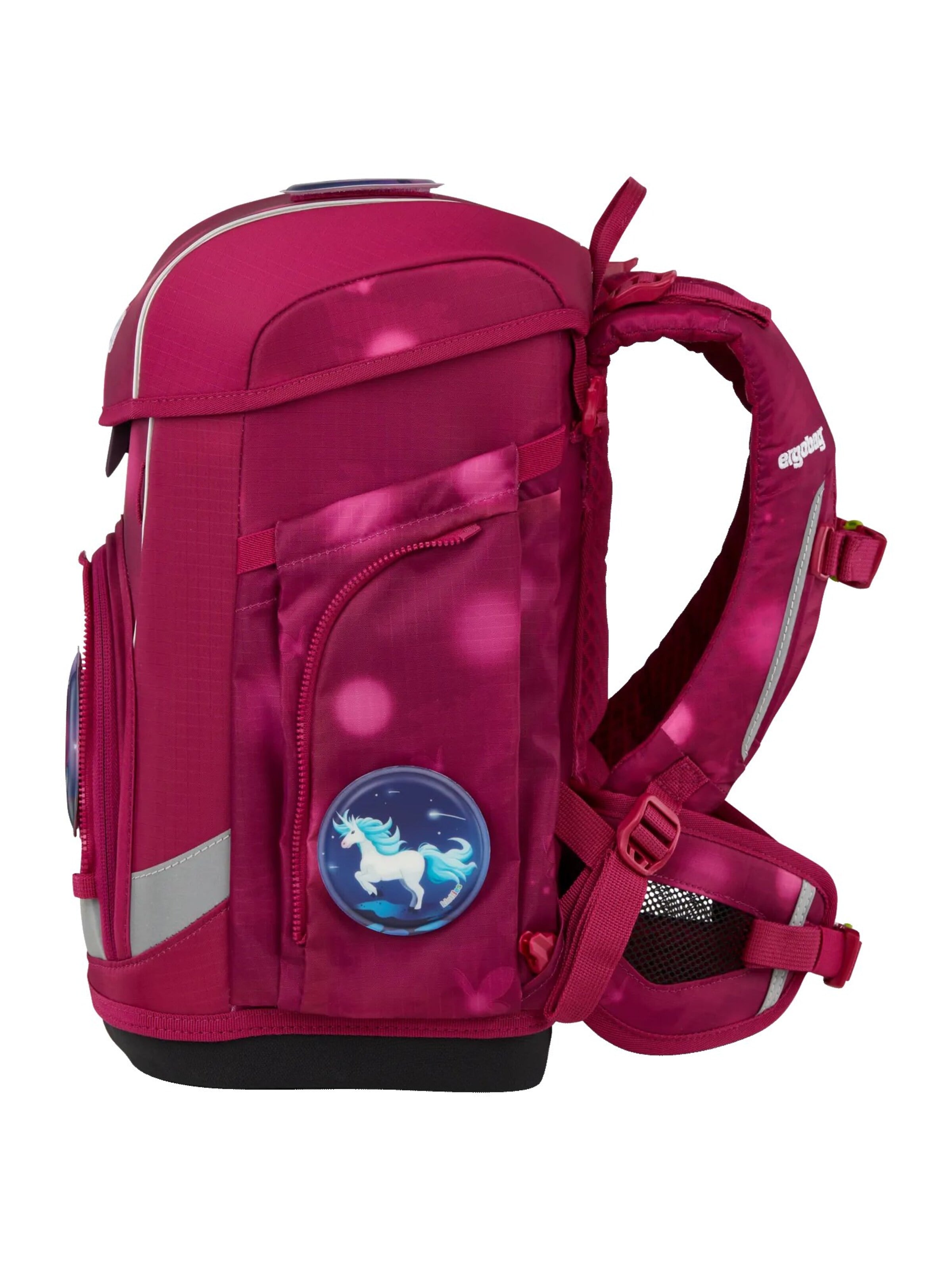 ergobag Backpack 'Schulranzen-Set cubo light Set' in Purple