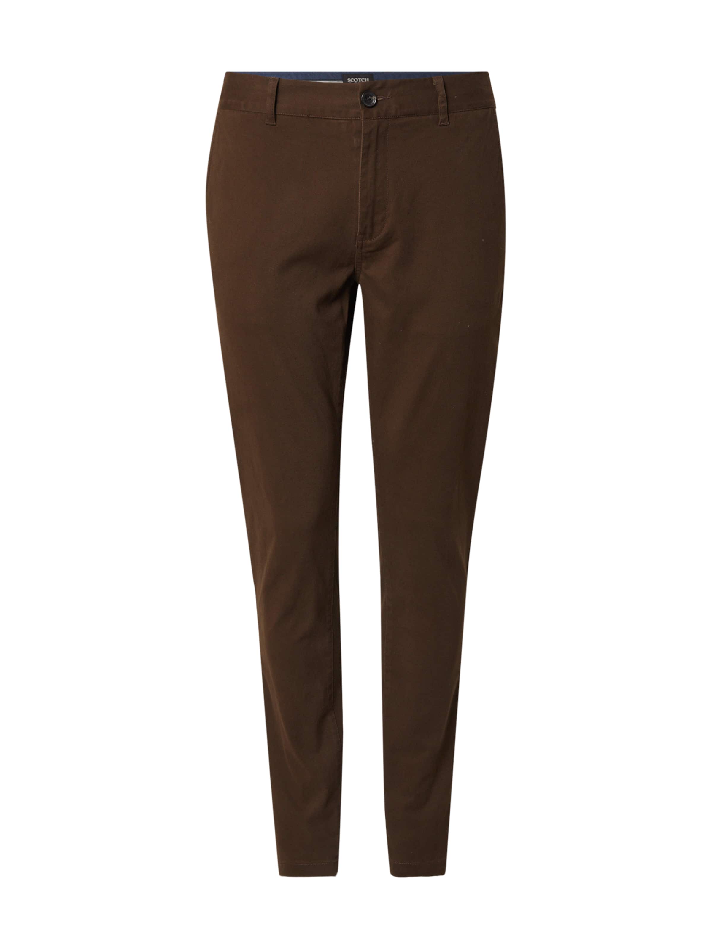 SCOTCH & SODA Панталон Chino 'Seasonal Core - Mott' в кафяво: отпред