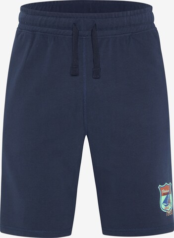 Oklahoma Jeans Regular Bermuda Shorts ' aus Baumwollmix ' in Blau: predná strana