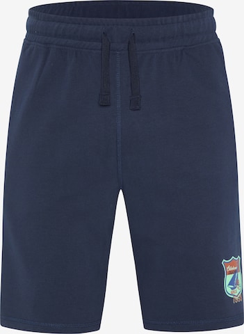 Oklahoma Jeans Regular Bermuda Shorts ' aus Baumwollmix ' in Blau: predná strana