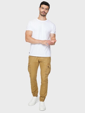 Threadbare Tapered Cargobroek 'Corez' in Beige