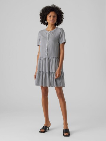 VERO MODA Shirt Dress 'Bumpy' in White