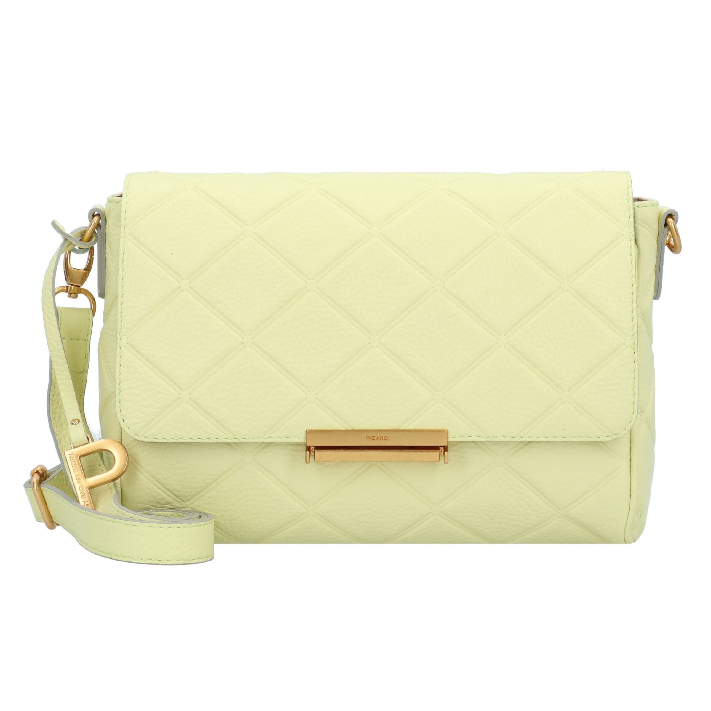 Picard Crossbody Bag in Yellow: front
