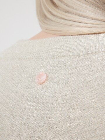 NÜMPH Pulóver 'BIR SOLID' - bézs