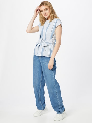 VERO MODA Blouse 'VMMILEY' in Blauw