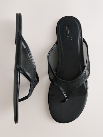 Next Teenslipper 'Forever Comfort' in Zwart