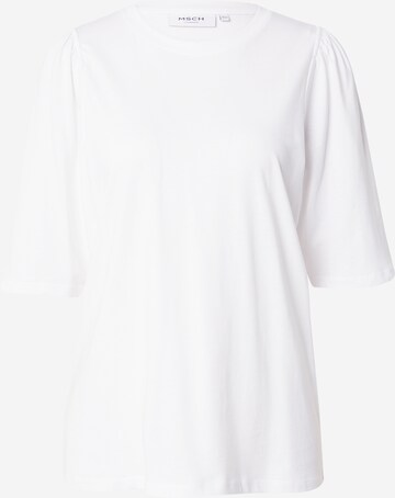 T-shirt 'Maica' MSCH COPENHAGEN en blanc : devant