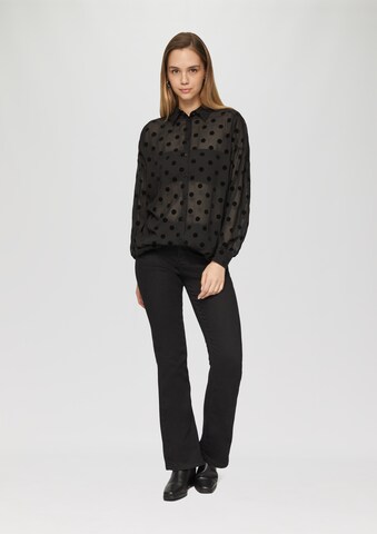 QS Blouse in Zwart