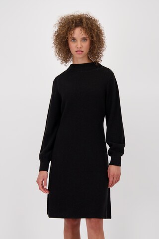 monari Strickkleid in Schwarz: Vorderseite