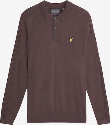 Lyle & Scott Trui in Lila: voorkant
