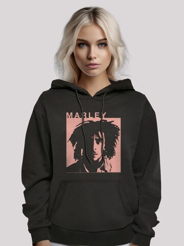 Sweat-shirt 'Bob Marley' F4NT4STIC en noir : devant