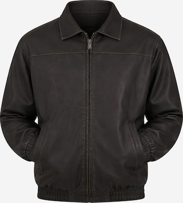 Veste mi-saison BRAVE SOUL en noir : devant