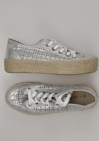 CAFÈNOIR Sneakers & Trainers in 40 in Silver: front