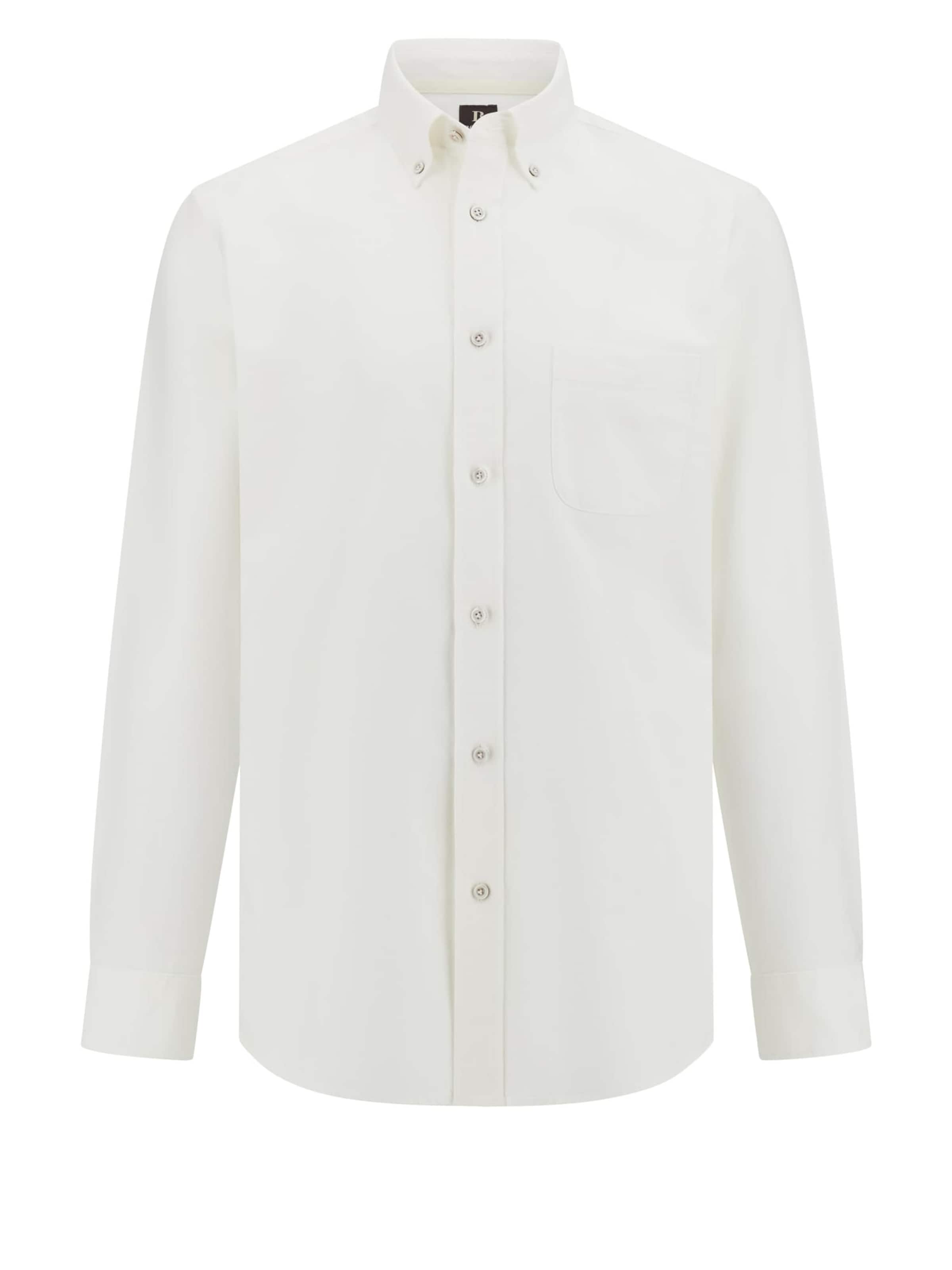 Boggi Milano Overhemd in Wit: voorkant