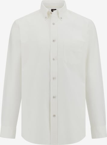 Chemise Boggi Milano en blanc : devant