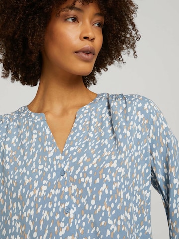 TOM TAILOR Bluse in Blau