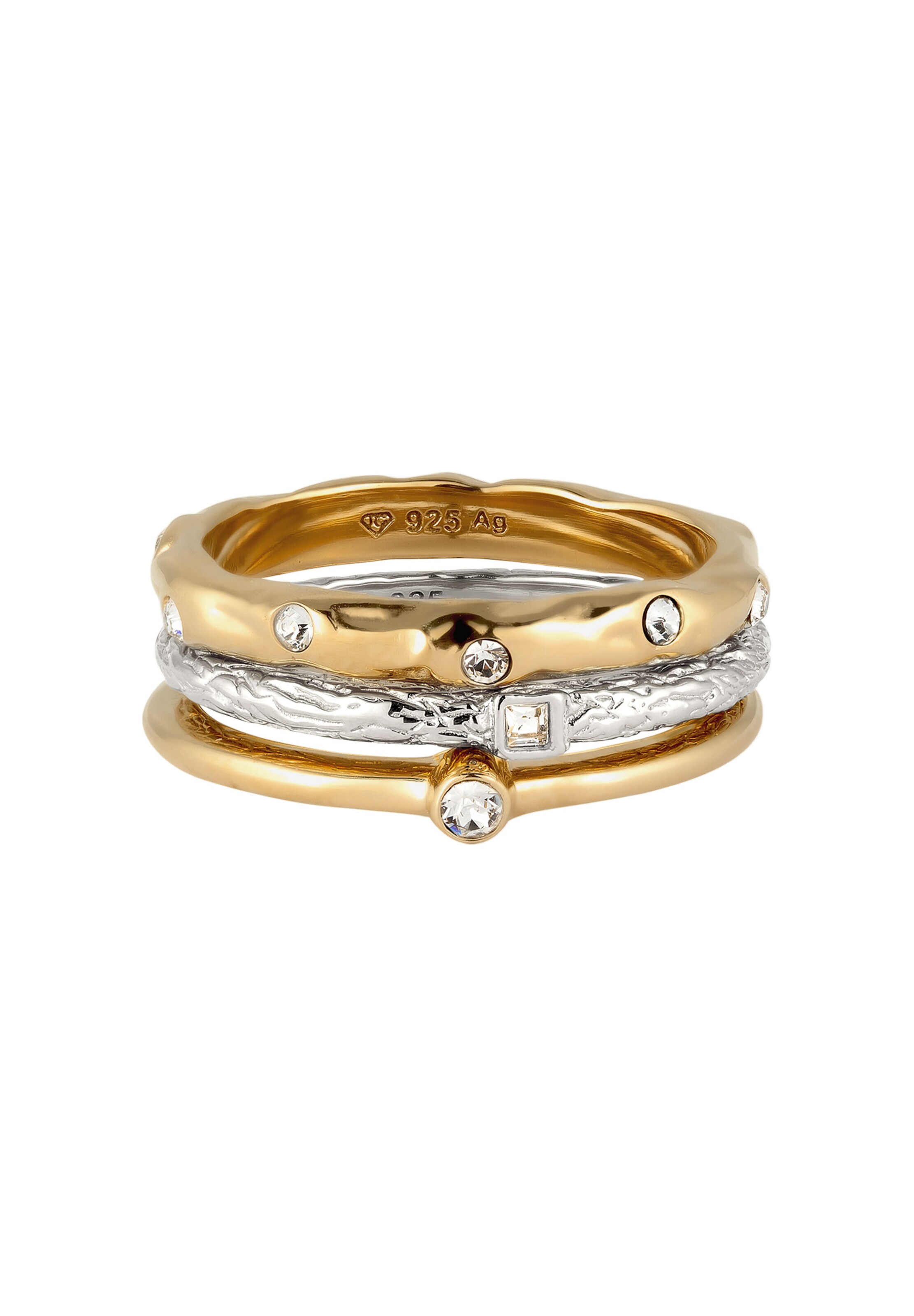 ELLI Ring 'Bi Color' in Gold