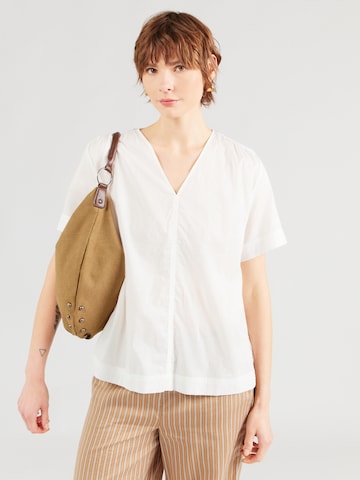 Marc O'Polo Bluse in Weiß: Vorderseite