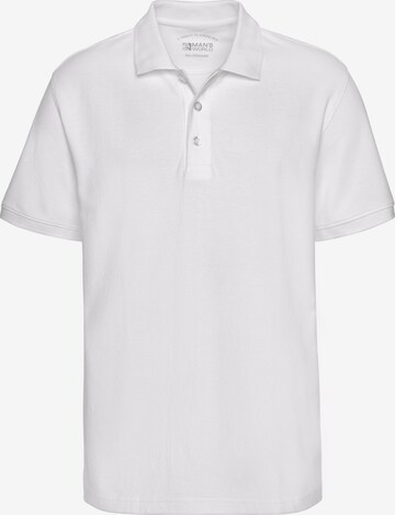 Man's World Poloshirt in Weiß: predná strana