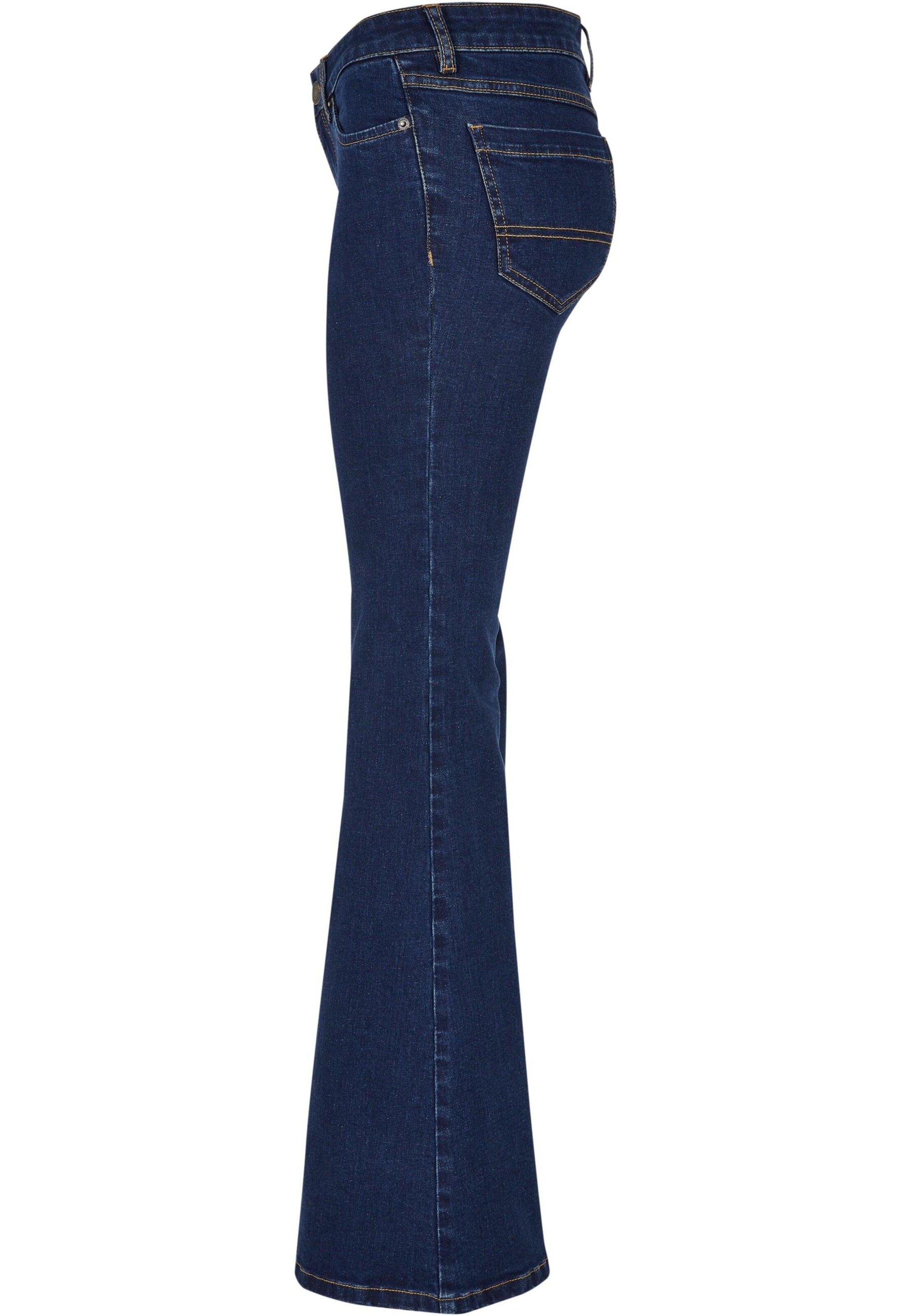 Urban Classics Flared Jeans i blå