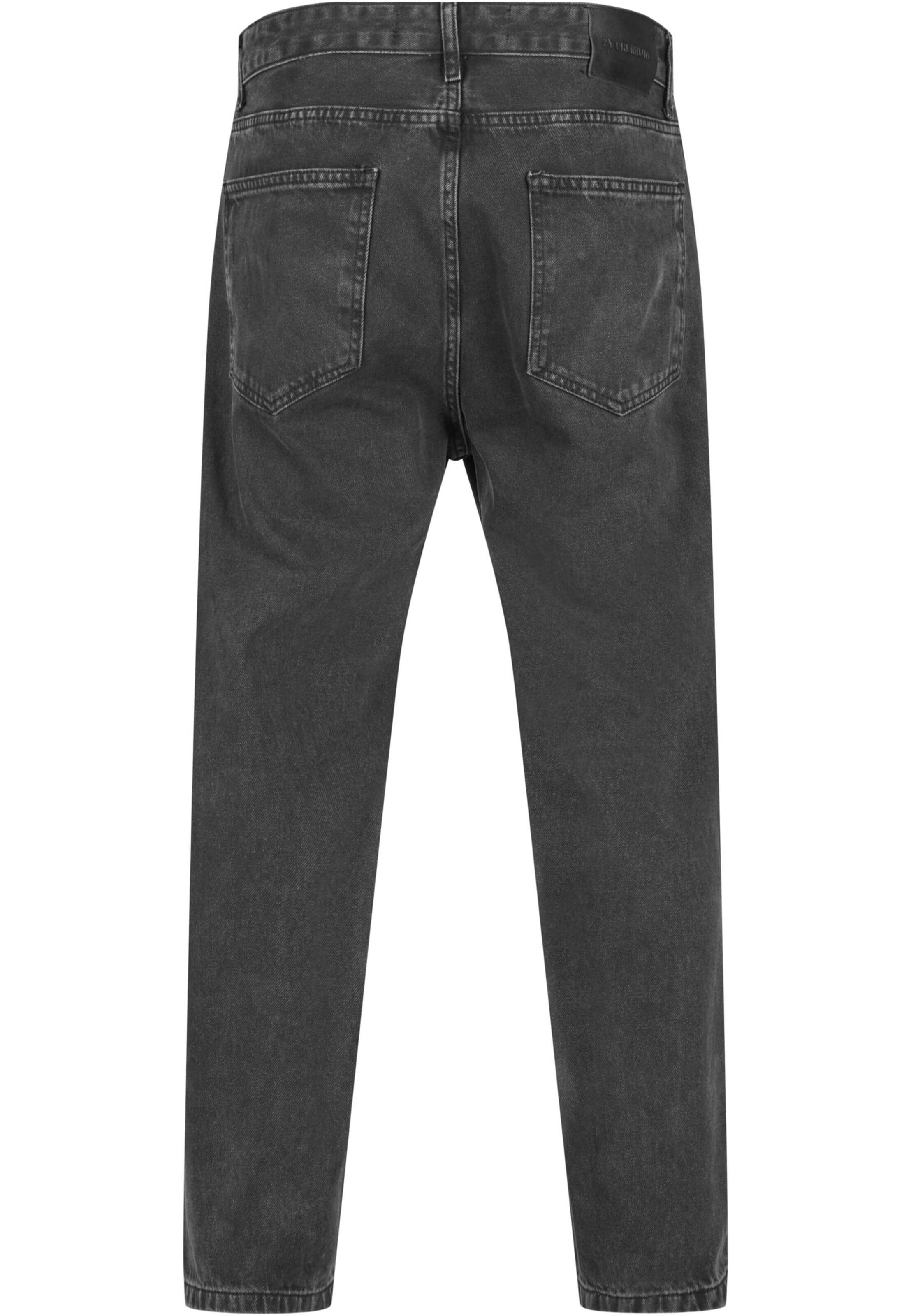 2Y Premium Slimfit Jeans in Schwarz