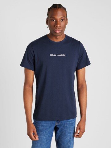 T-Shirt HELLY HANSEN en bleu : devant