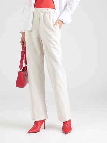 minimum Regular Trousers in White: front