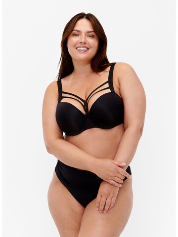 Devoted by Zizzi Push-up BH 'Lskylar' in Zwart