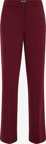 WE FashionWide Leg/ Široke nogavice Hlače na crtu - crvena boja: prednji dio