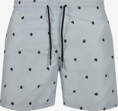 Urban Classics Shorts de bain en gris clair / noir, Vue avec produit