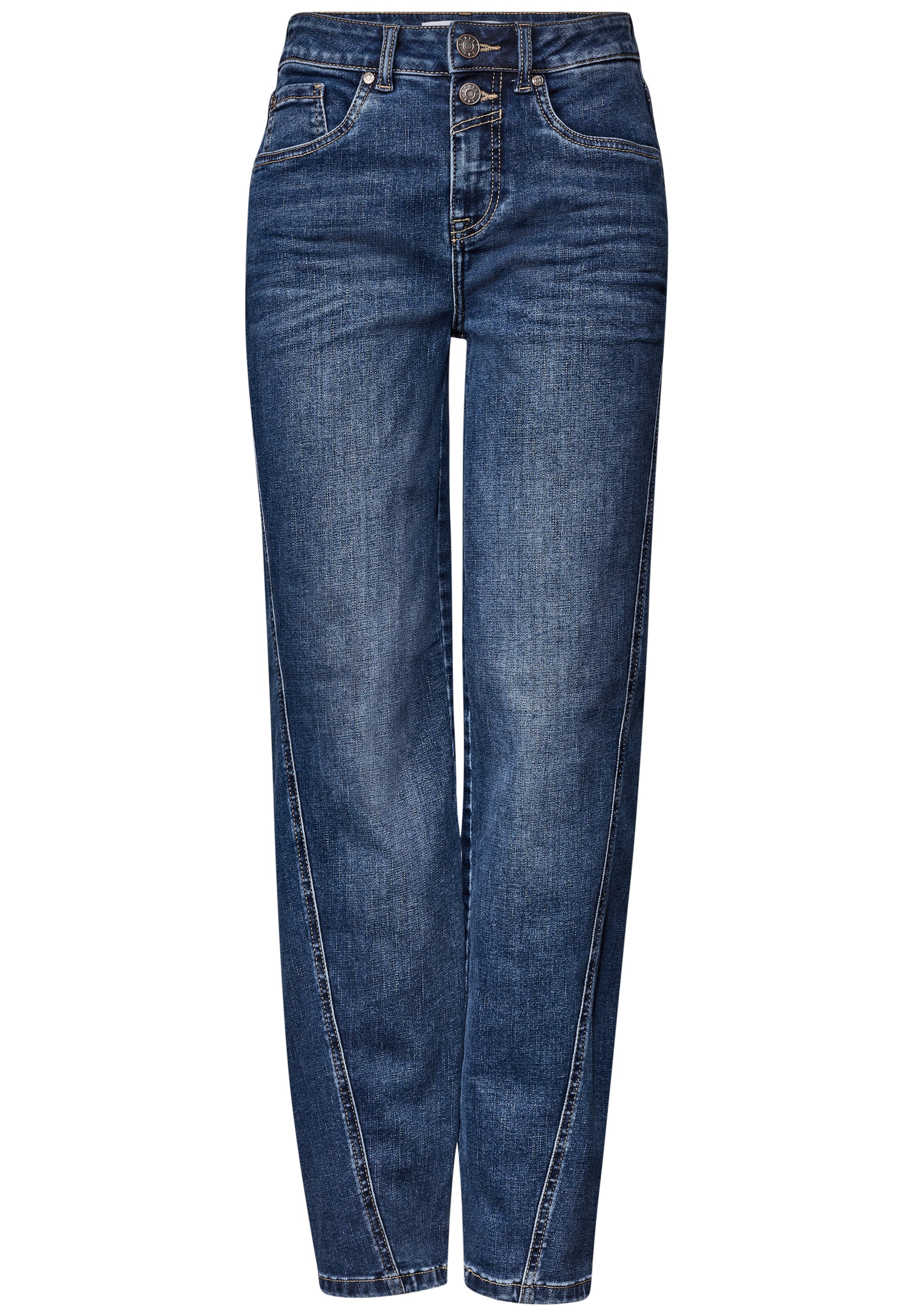 STREET ONE Loose fit Jeans in Blue: front