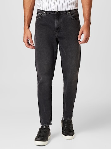 Calvin Klein Jeans Regular Jeans 'DAD' in Zwart: voorkant