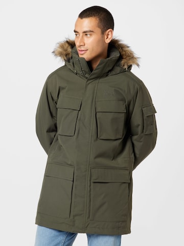 JACK WOLFSKIN Outdoor jacket 'Glacier Canyon' in Green: front
